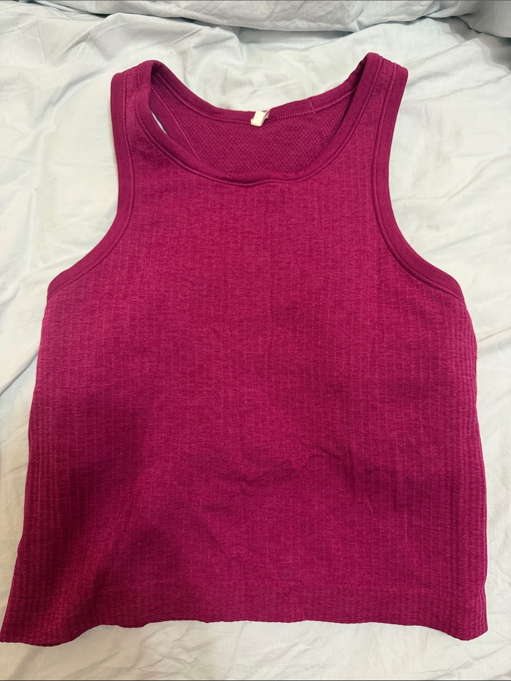 Lululemon Ebb to Street Crop Top - Magenta